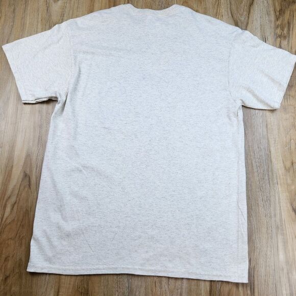 🩵NWT Cream Leavenworth Washington Mountain Scene Short Sleeve Top Large - Picture 2 of 9